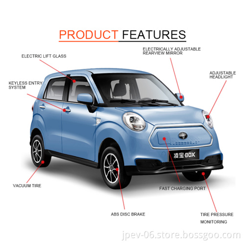 Jinpeng LHD RHD Auto elettriche a lungo raggio Veicolo elettrico ad alta velocità in vendita
